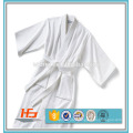 Wholesale White Hotel Velour Bathrobe With Embroidery